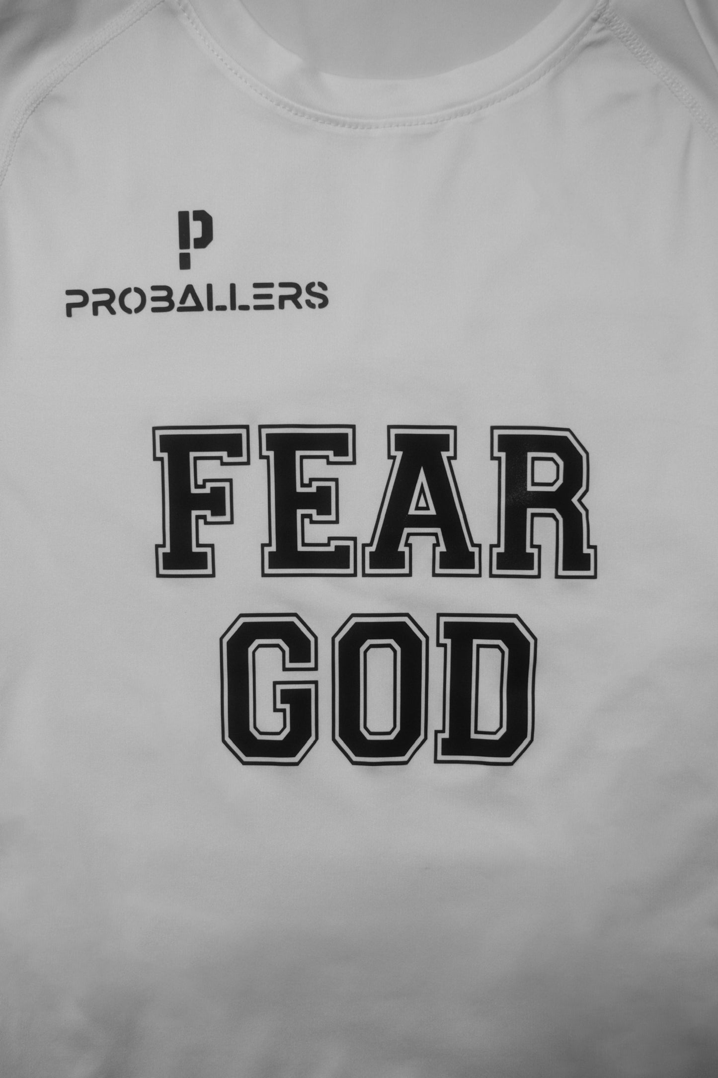 "Fear God" Langarm Kompressionsshirt