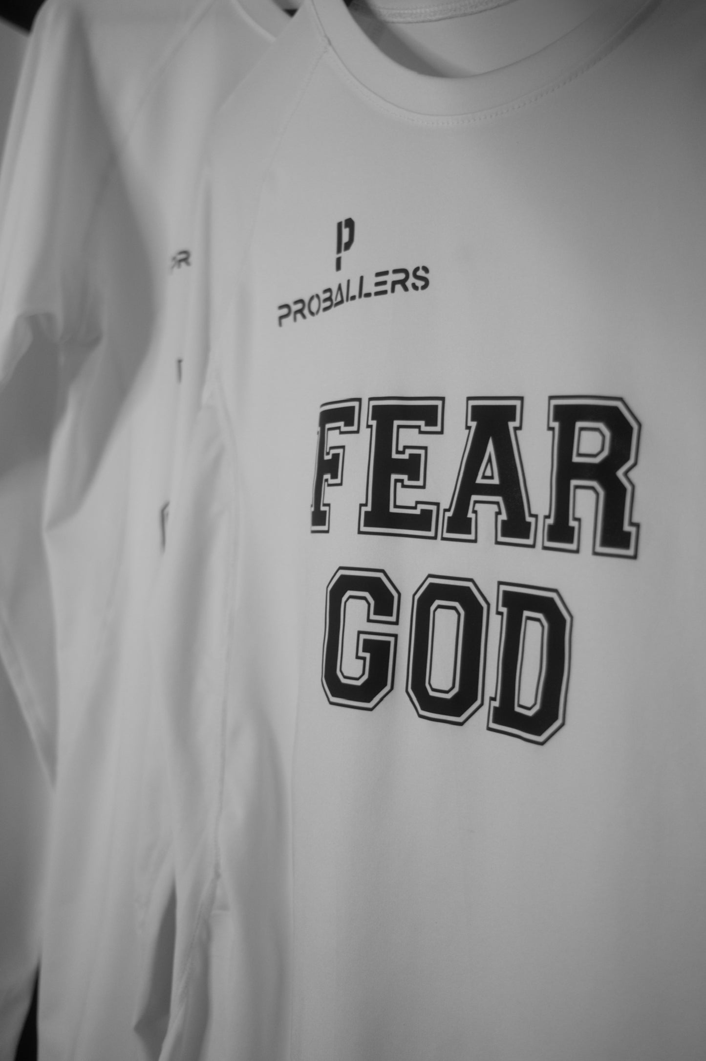 "Fear God" Langarm Kompressionsshirt
