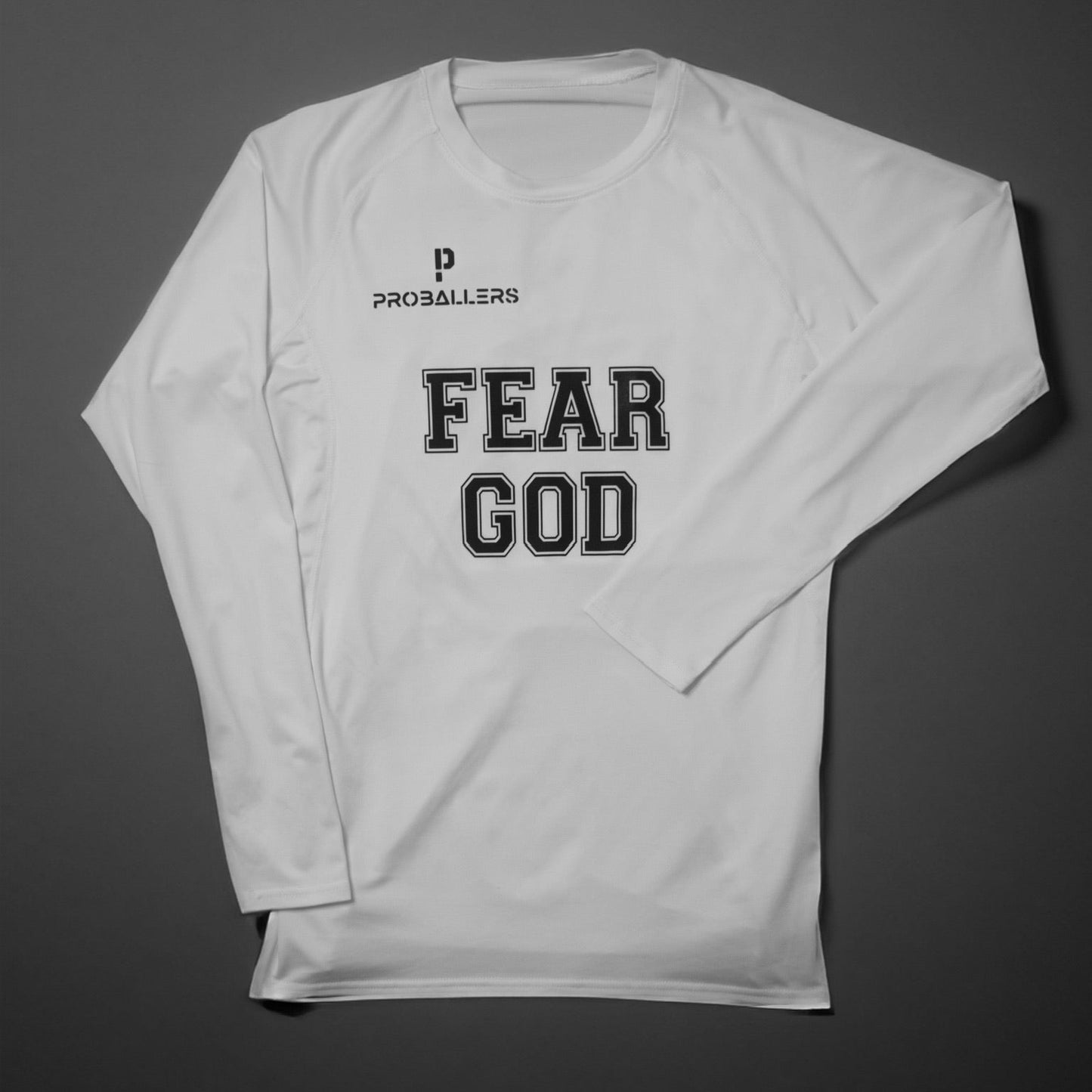 "Fear God" Langarm Kompressionsshirt