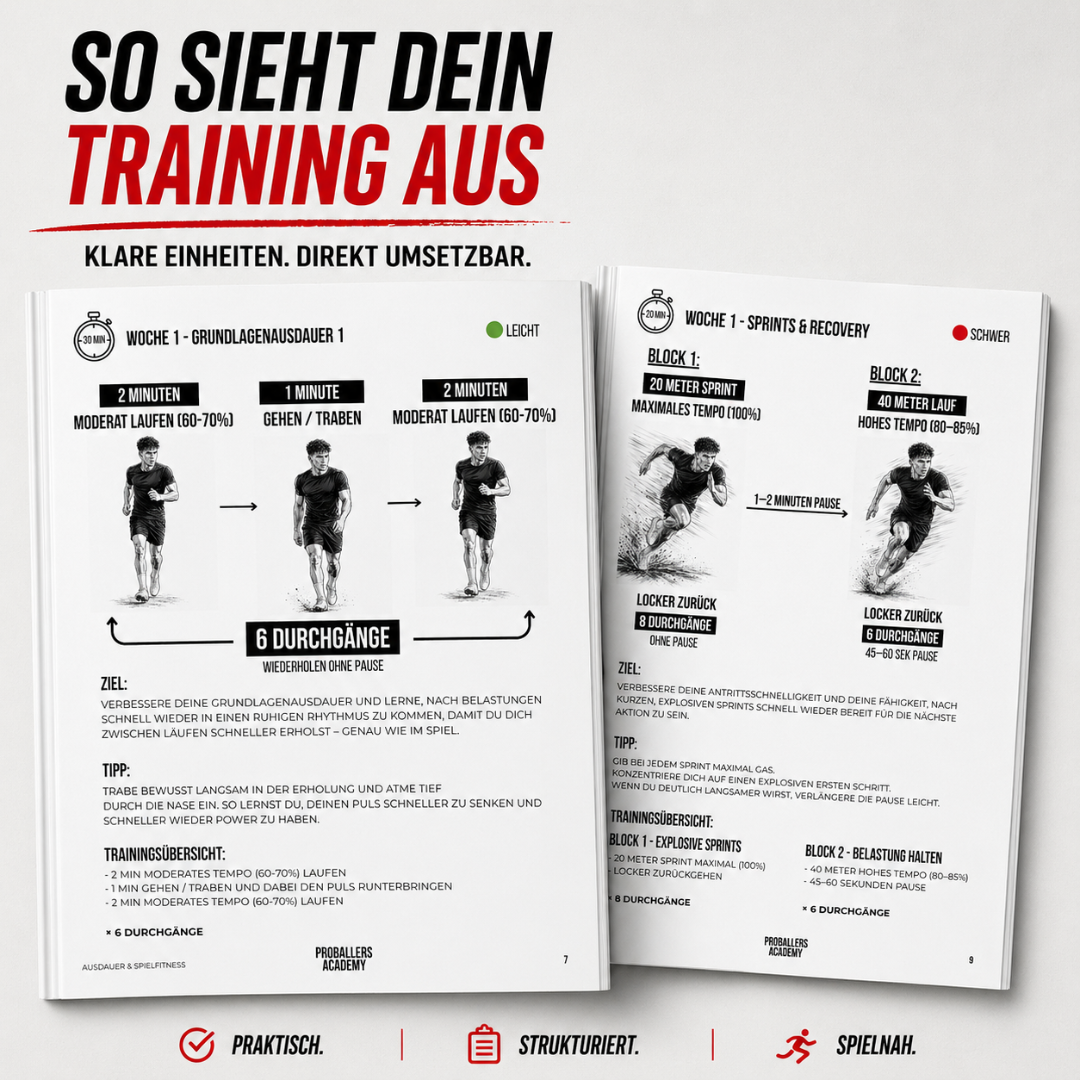 Mehr Power bis zur 90. Minute – Der 4 Wochen Match Fitness Plan
