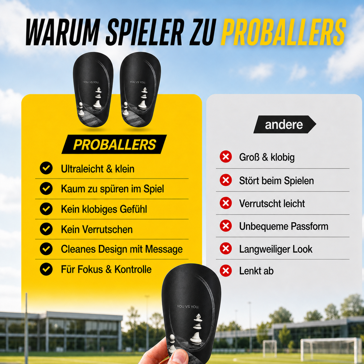Mini Shinpads "You vs You"